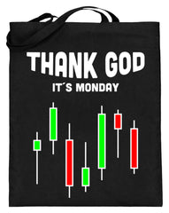 Aktien Forex | Lustiger Spruch für Daytrader | Jutebeutel in Deep Blue in Größe 38cm-42cm