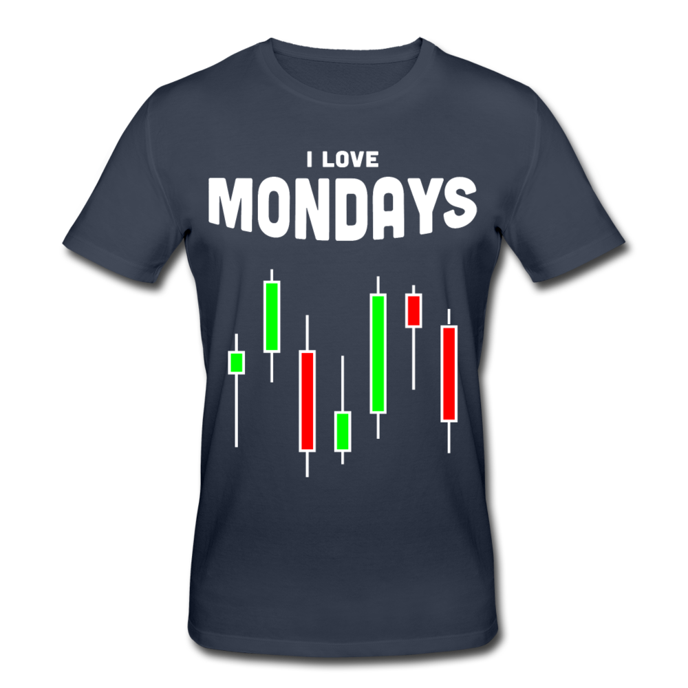 I Love Mondays Bio-T-Shirt - Navy