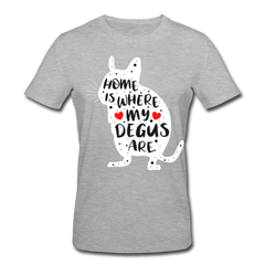 Home Is Where My Degus Are - Grau meliert