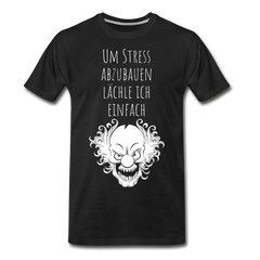 Stress abbauen I | Premium Bio T-Shirt - Schwarz