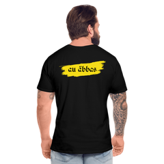 henda schdohd au äbbas | Premium Bio T-Shirt - Schwarz