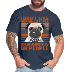 Morning People Männer Premium Bio T-Shirt - Navy