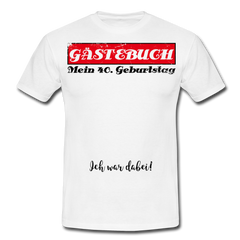 Gästebuch | Männer T-Shirt - Weiß