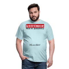 Gästebuch | Männer T-Shirt - Sky