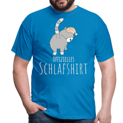 Schlafshirt I | Männer T-Shirt - Royalblau