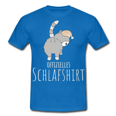 Schlafshirt I | Männer T-Shirt - Royalblau