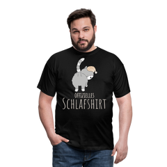 Schlafshirt I | Männer T-Shirt - Schwarz