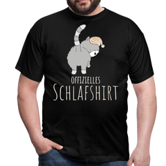 Schlafshirt I | Männer T-Shirt - Schwarz