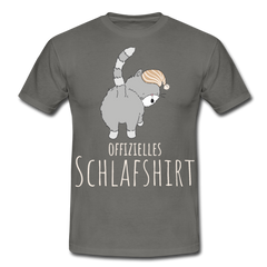 Schlafshirt I | Männer T-Shirt - Graphit