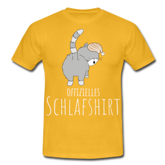 Schlafshirt I | Männer T-Shirt - Gelb