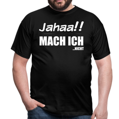 Jahaa!! | Männer T-Shirt - Schwarz
