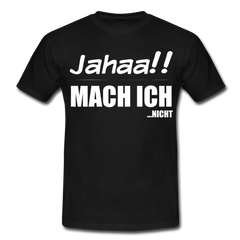 Jahaa!! | Männer T-Shirt - Schwarz