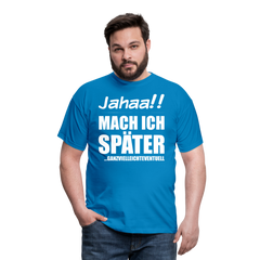 Ganzvielleichteventuell | Männer T-Shirt - Royalblau