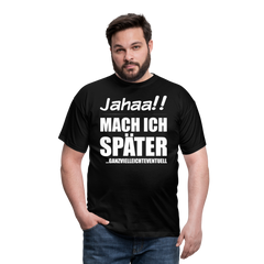 Ganzvielleichteventuell | Männer T-Shirt - Schwarz