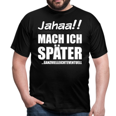 Ganzvielleichteventuell | Männer T-Shirt - Schwarz