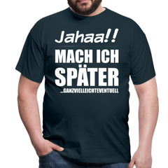 Ganzvielleichteventuell | Männer T-Shirt - Navy