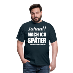 Ganzvielleichteventuell | Männer T-Shirt - Navy