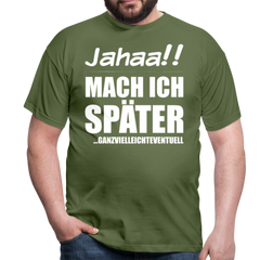 Ganzvielleichteventuell | Männer T-Shirt - Militärgrün