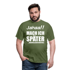 Ganzvielleichteventuell | Männer T-Shirt - Militärgrün