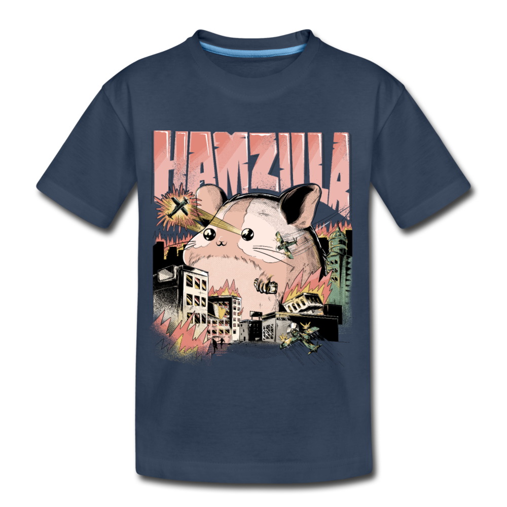 Hamzilla | Teenager Premium Bio T-Shirt - Navy