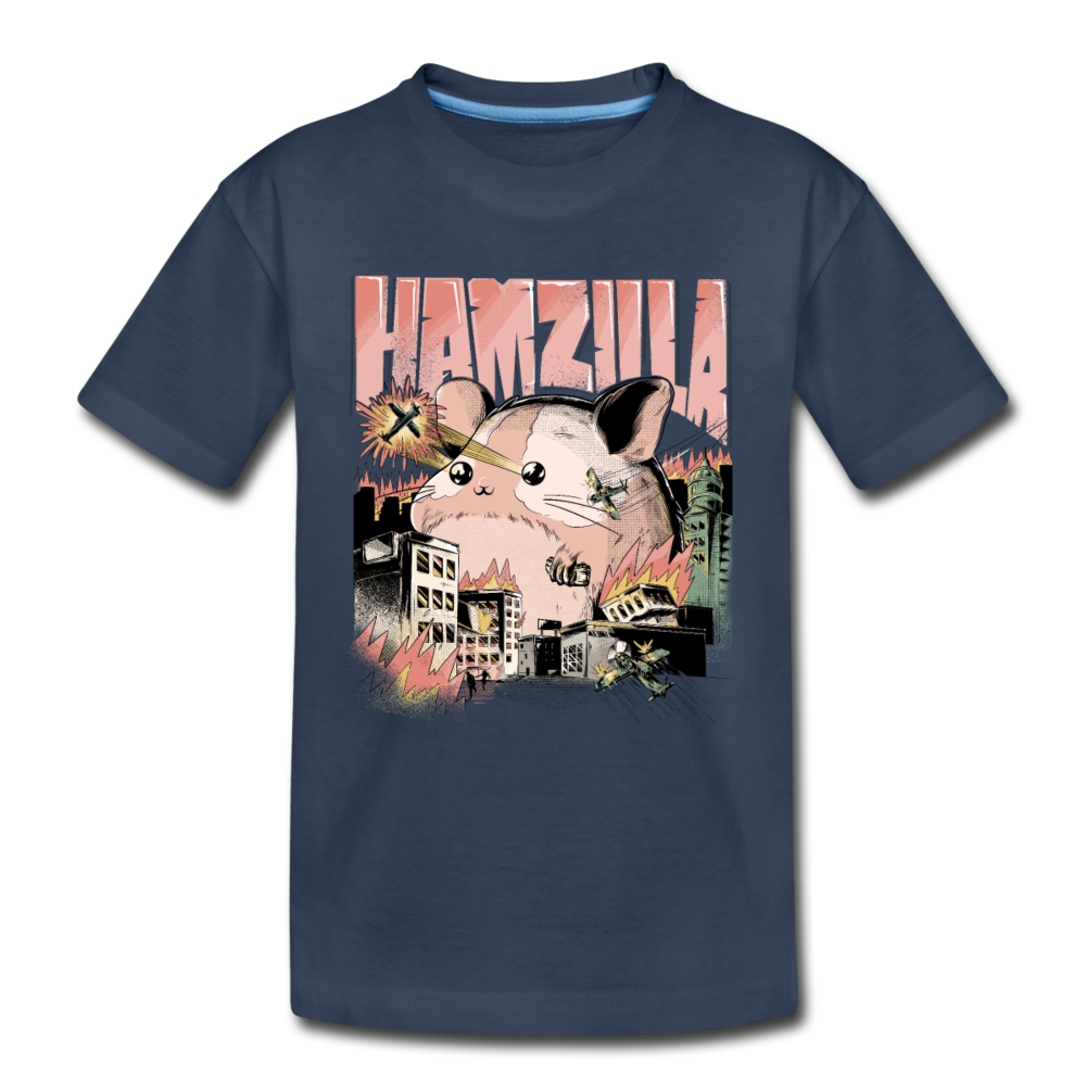 Hamzilla | Kinder Premium Bio T-Shirt - Navy
