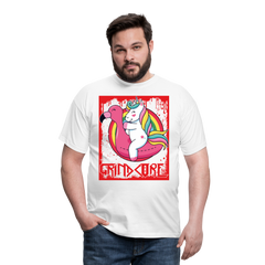 Grindcore Unicorn | Männer T-Shirt - Weiß