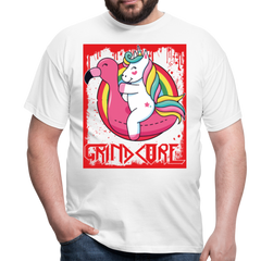 Grindcore Unicorn | Männer T-Shirt - Weiß
