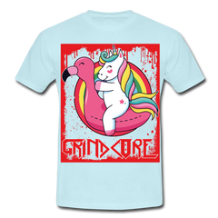 Grindcore Unicorn | Männer T-Shirt - Sky