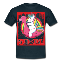 Grindcore Unicorn | Männer T-Shirt - Navy