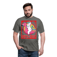 Grindcore Unicorn | Männer T-Shirt - Graphit