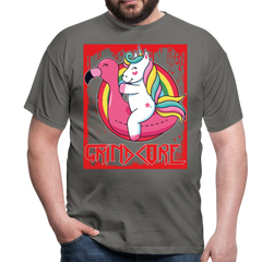 Grindcore Unicorn | Männer T-Shirt - Graphit
