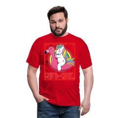 Grindcore Unicorn | Männer T-Shirt - Rot