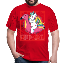 Grindcore Unicorn | Männer T-Shirt - Rot