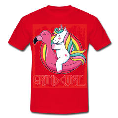 Grindcore Unicorn | Männer T-Shirt - Rot