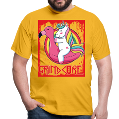 Grindcore Unicorn | Männer T-Shirt - Gelb