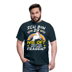 29 Einhorn | Männer T-Shirt - Navy
