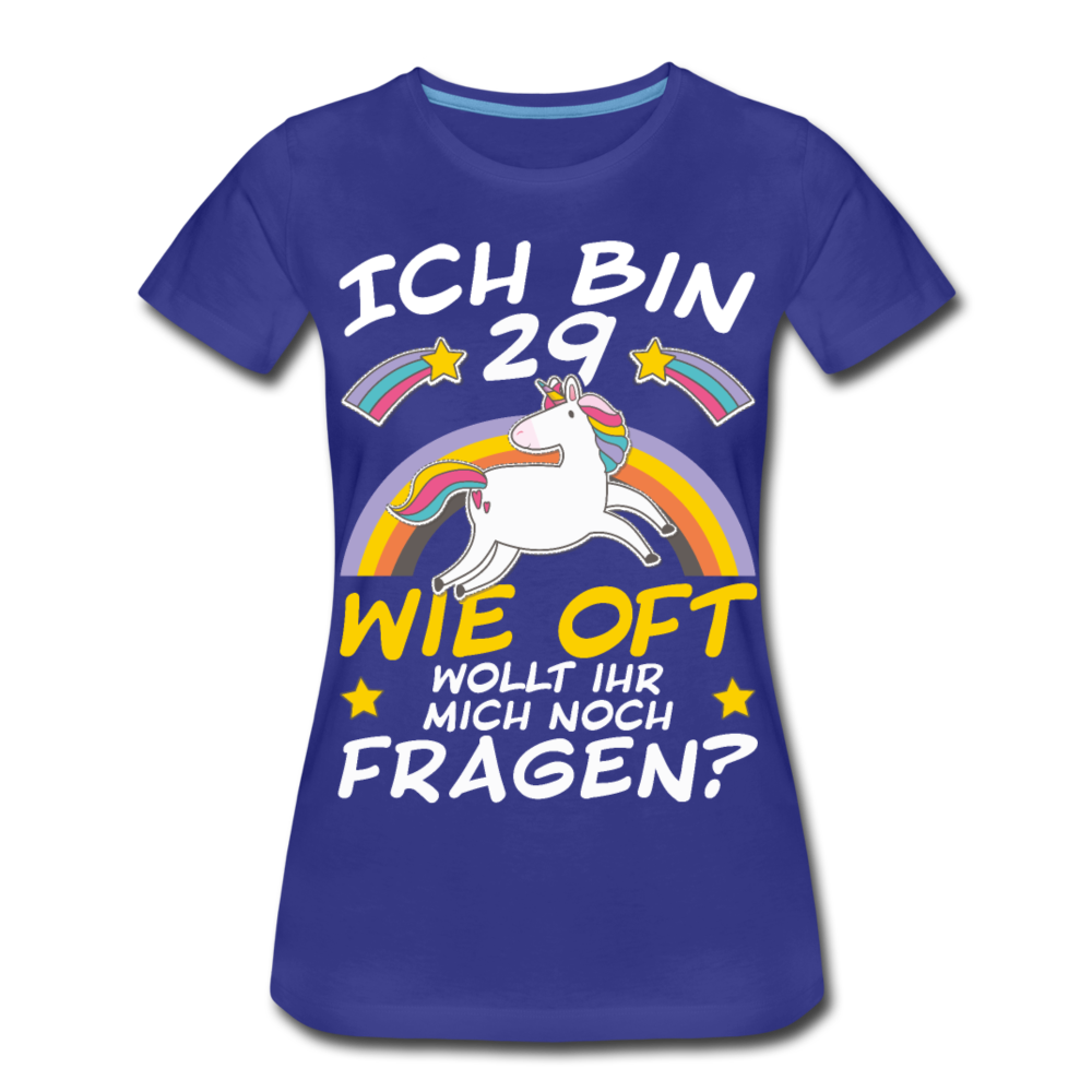 29 Einhorn | Frauen Premium T-Shirt - Königsblau