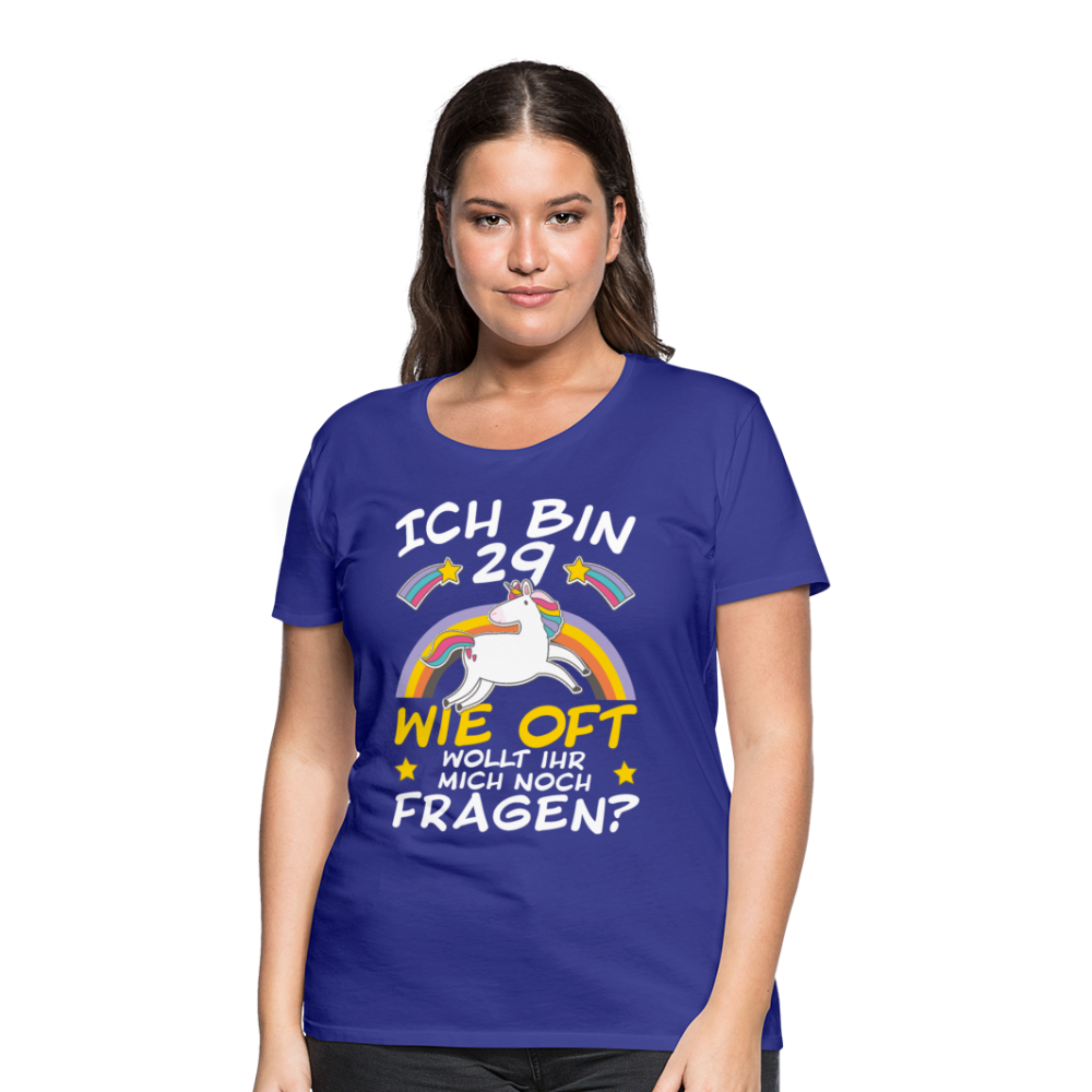29 Einhorn | Frauen Premium T-Shirt - Königsblau