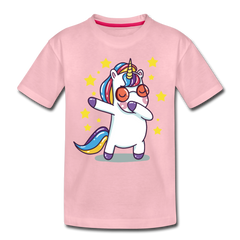 Dab Einhorn | Kinder Premium T-Shirt - Hellrosa