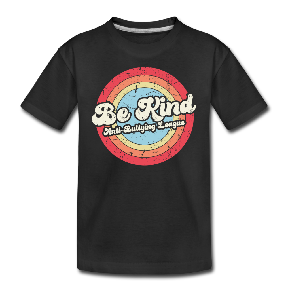 Be Kind Anti-Bullying League | Kinder Premium Bio T-Shirt - Schwarz