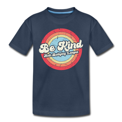 Be Kind Anti-Bullying League | Kinder Premium Bio T-Shirt - Navy