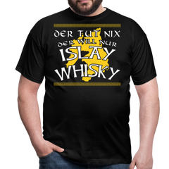 Tut nix Islay Whisky | Männer T-Shirt - Schwarz