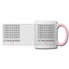 Die anderen sind auch nur Menschen - Weiß/Pink