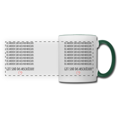 Die anderen sind auch nur Menschen - Weiß/Dunkelgrün