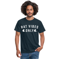 Rat Vibes Only | Männer T-Shirt - Navy