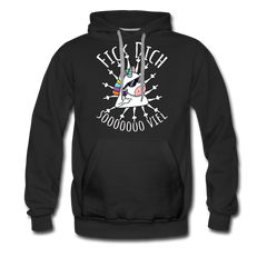 Fick Dich Einhorn | Men’s Premium Hoodie - Schwarz