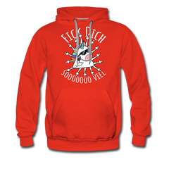 Fick Dich Einhorn | Men’s Premium Hoodie - Rot