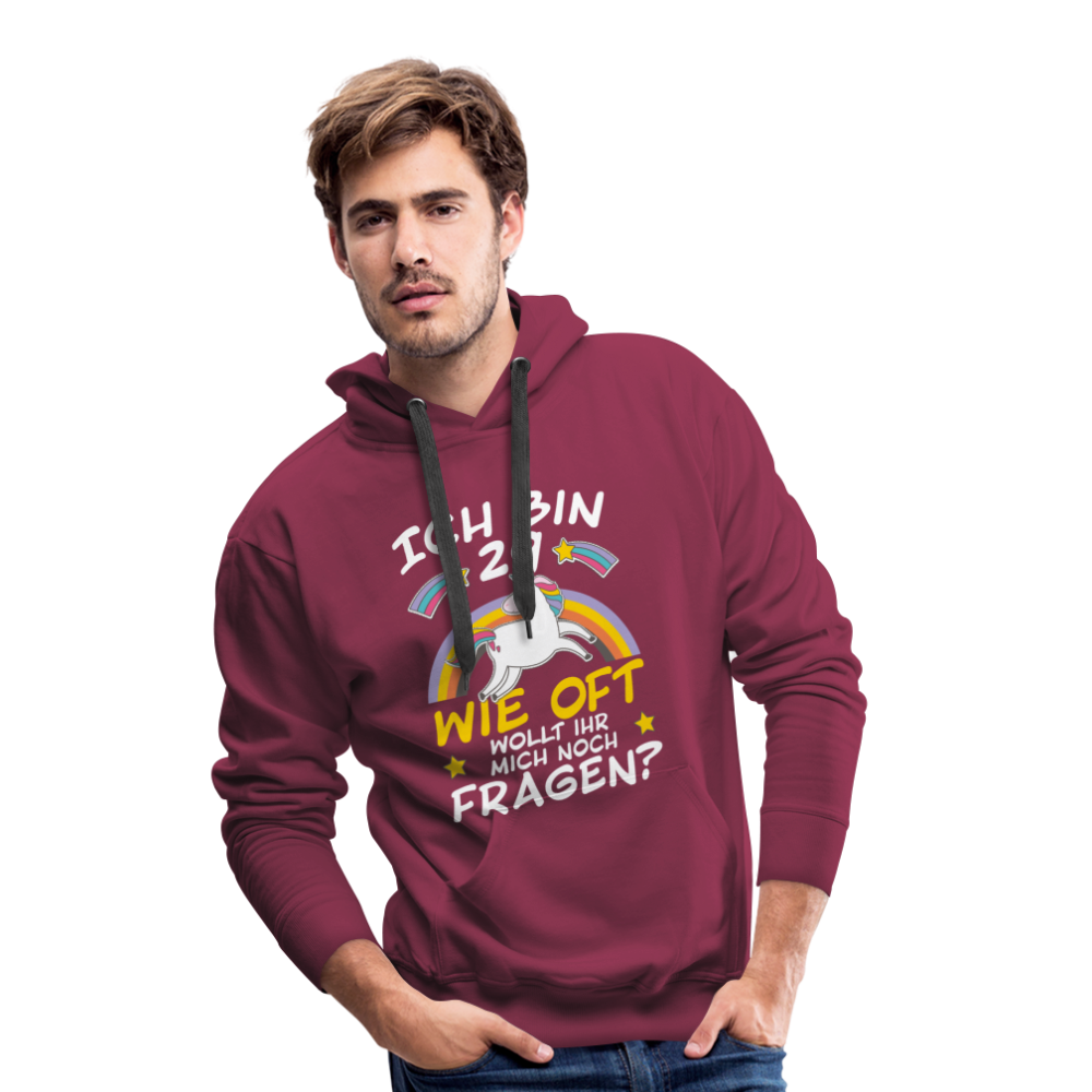 Men’s Premium Hoodie - Bordeaux