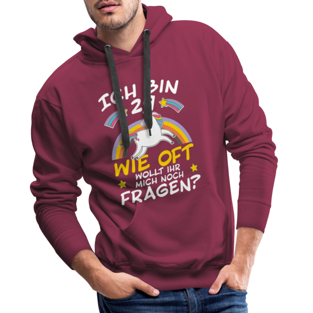 Men’s Premium Hoodie - Bordeaux