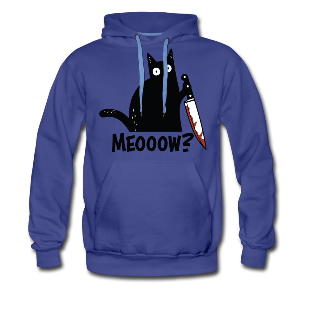 Meow Murder Cat | Men’s Premium Hoodie - Königsblau